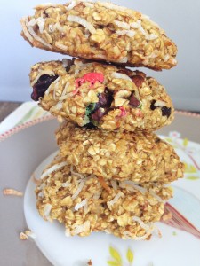 banana oat cookies