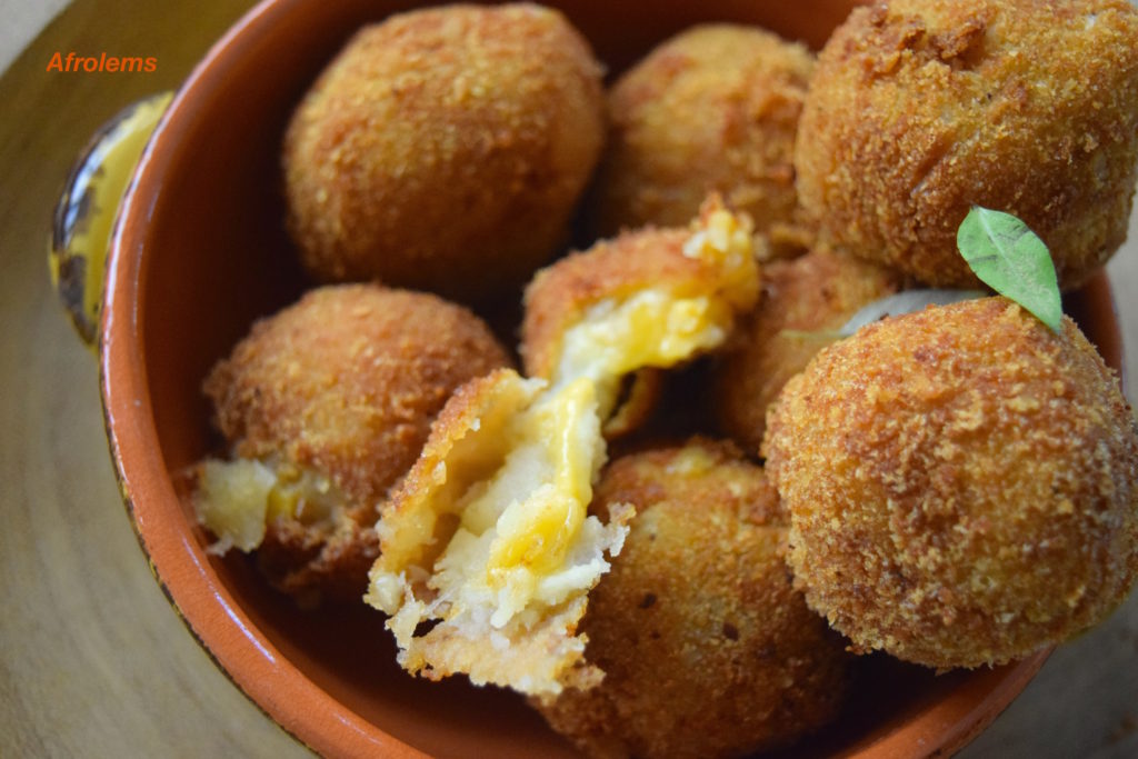 easy yam balls recipe nigerian appetizers - Afrolems Nigerian Food Blog